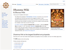 Tablet Screenshot of dhammawiki.com